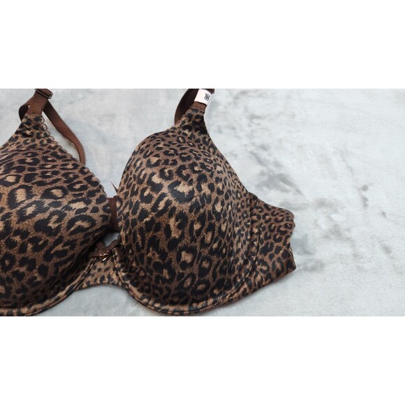 Victoria's Secret 34D Ganache Glam Lightly Lined Full Coverage Bra NWT - Picture 2 of 5